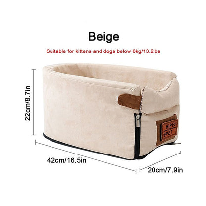 Dog Car Seat Bed Car Central Dog Car Seat Bed Portable Dog Carrier