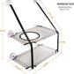 Double Layer Hanging Comfort Hammock Bed For Indoor Cats Resting And Napping