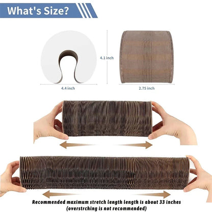 Round Corrugated Cat Scratcher Board Durable Scratching Pad For Claw Grinding