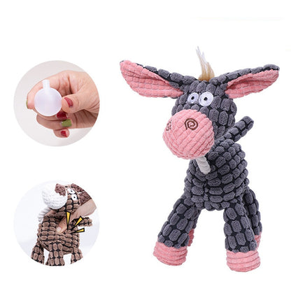 Lovely Squeaky Durable Chew Toy Interactive Play Toy For Puppies And Dogs