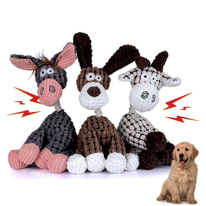 Lovely Squeaky Durable Chew Toy Interactive Play Toy For Puppies And Dogs