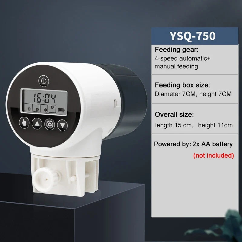 🛍️ Limited-Time Drop ⚡Automatic Aquarium Fish Feeder with Intelligent Timing Control