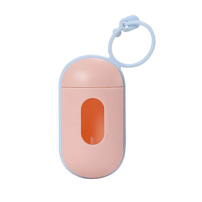 Portable Pet Poop Bag Dispenser Outdoor Waste Bag Holder For Dog Walking Cleaning Supplies