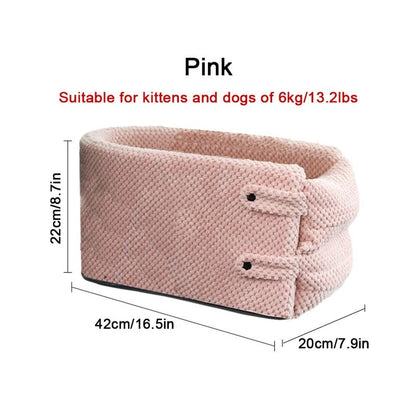 Dog Car Seat Bed Car Central Dog Car Seat Bed Portable Dog Carrier