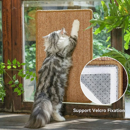Sisal Cat Scratcher Mat Furniture Protection Pad For Sofa And Couch