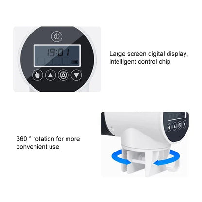 🛍️ Limited-Time Drop ⚡Automatic Aquarium Fish Feeder with Intelligent Timing Control