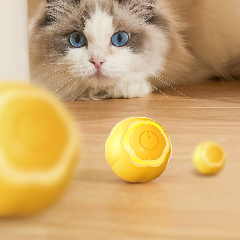 Smart Automatic Rolling Electric Ball Interactive Entertainment Toy For Indoor Cats