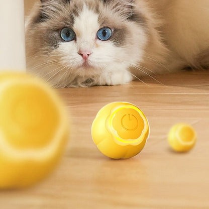 Smart Automatic Rolling Electric Ball Interactive Entertainment Toy For Indoor Cats