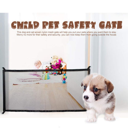 Dog Gate Ingenious Mesh Dog Fence For Indoor and Outdoor 