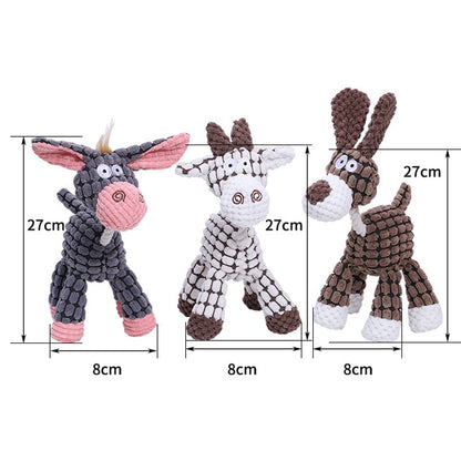Lovely Squeaky Durable Chew Toy Interactive Play Toy For Puppies And Dogs