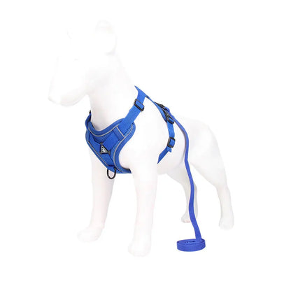 Reflective Breathable Adjustable Vest Harness And Leash Set For Puppies And Kittens