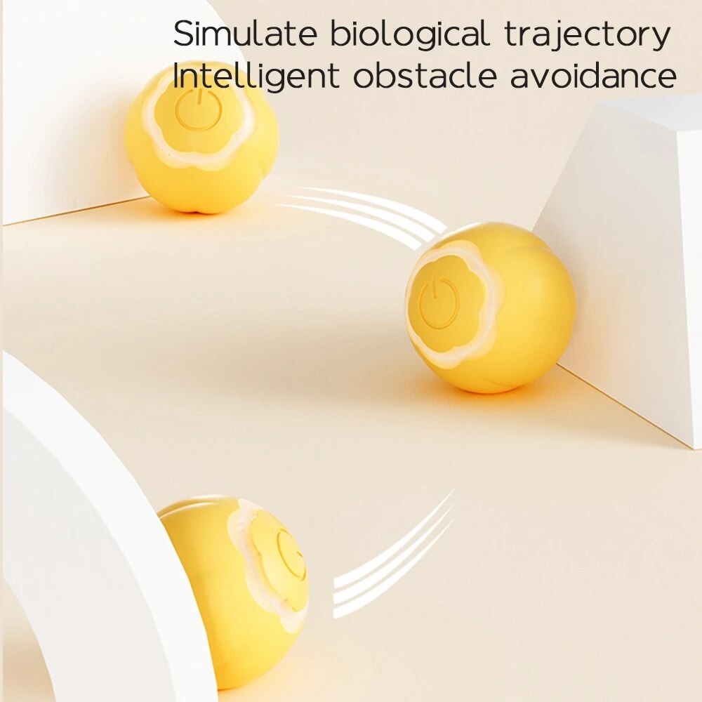 Smart Automatic Rolling Electric Ball Interactive Entertainment Toy For Indoor Cats