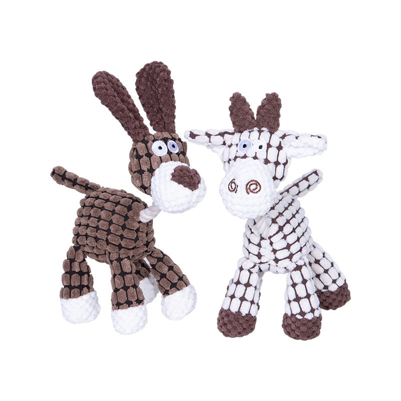 Lovely Squeaky Durable Chew Toy Interactive Play Toy For Puppies And Dogs