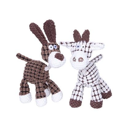 Lovely Squeaky Durable Chew Toy Interactive Play Toy For Puppies And Dogs