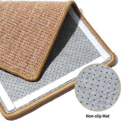 Sisal Cat Scratcher Mat Furniture Protection Pad For Sofa And Couch