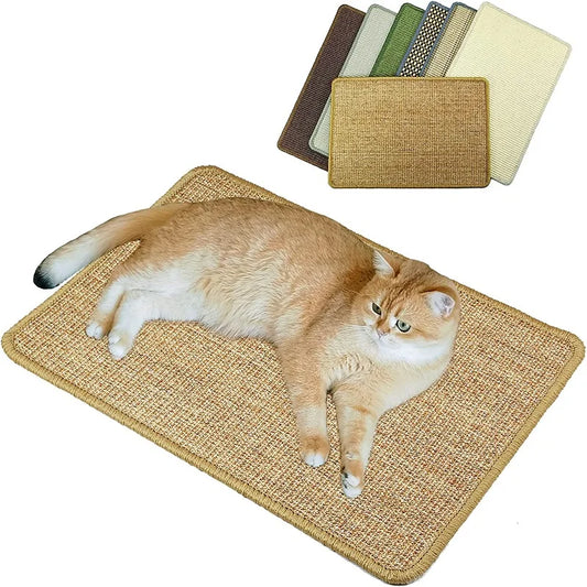 Sisal Cat Scratcher Mat Furniture Protection Pad For Sofa And Couch