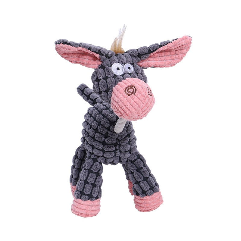 Lovely Squeaky Durable Chew Toy Interactive Play Toy For Puppies And Dogs