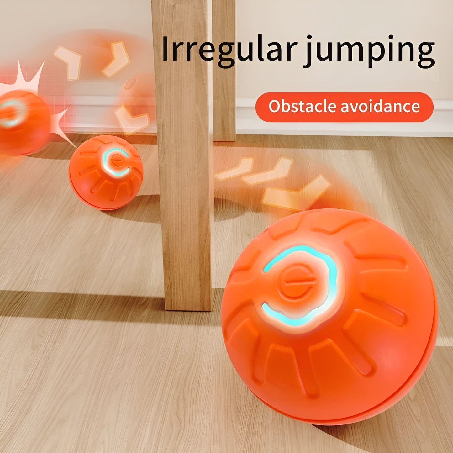 ActiveFetch Self Moving Interactive Smart Toy Ball For Indoor Cats