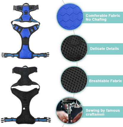 No Pull Adjustable Safety Dog Harness For Small Medium Large Breeds