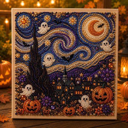 Premium 3D Pearl Halloween DIY Wall Decor Kit