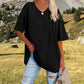 🌷2026 Hot Sale-49% OFF🌷Women's Summer Half Sleeve Casual Loose Fit Cotton Tunic T-shirt