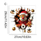 🎁Oferta de Navidad - Solo $17.99🎄🎅 Pegatinas de pared 3D de Navidad – Decoración creativa para el hogar en estas fiestas