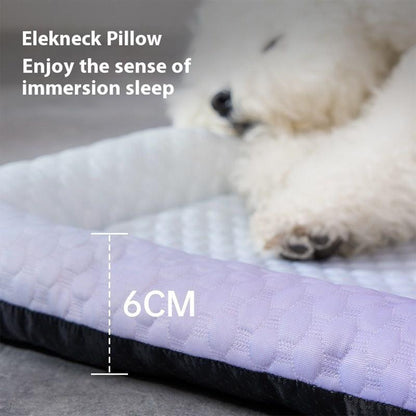 Gradient Ice Silk Pet Cooling Pad Washable Summer Mat For Dogs Cats Indoor Travel
