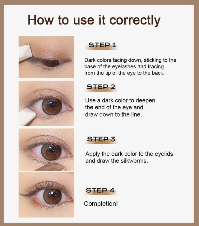 🥰OFERTA ESPECIAL 40% DE DESCUENTO🥰Sombra de Ojos en Barra Tricolor Degradado
