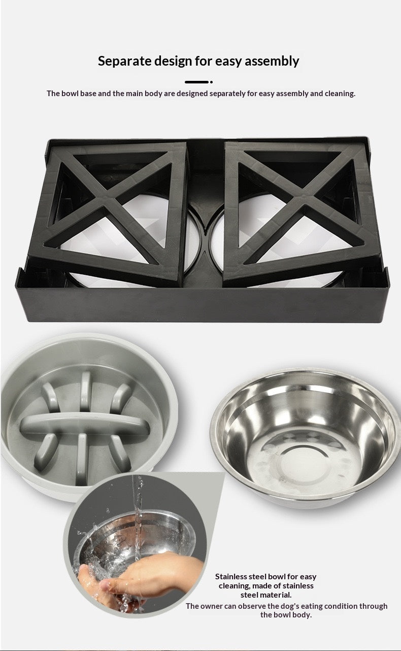Adjustable Elevated Pet Bowl