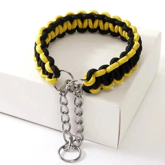 Adjustable Woven Nylon P-Chain for Dogs