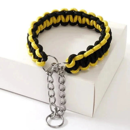 Adjustable Woven Nylon P-Chain for Dogs