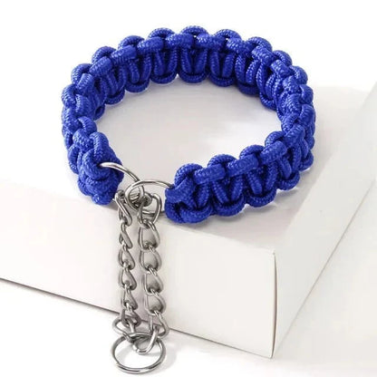 Adjustable Woven Nylon P-Chain for Dogs