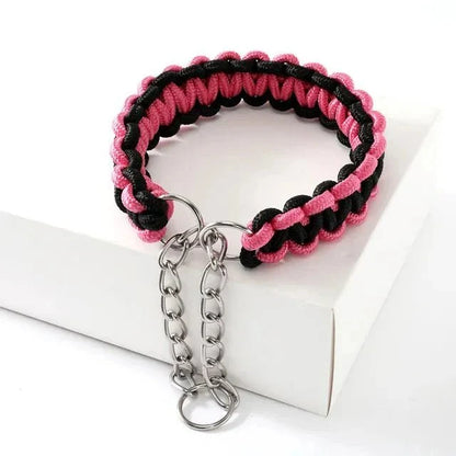 Adjustable Woven Nylon P-Chain for Dogs