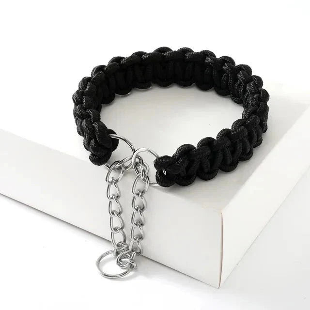 Adjustable Woven Nylon P-Chain for Dogs