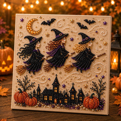 Premium 3D Pearl Halloween DIY Wall Decor Kit