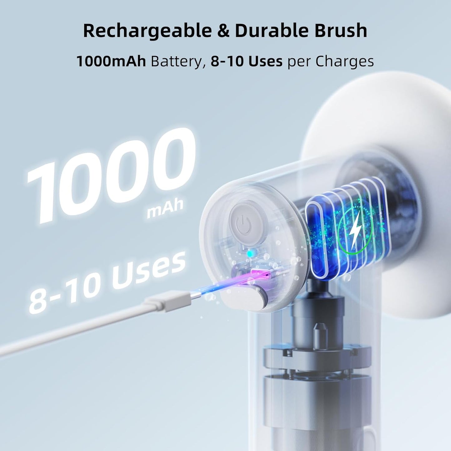Automatic Foaming Pet Bath Brush