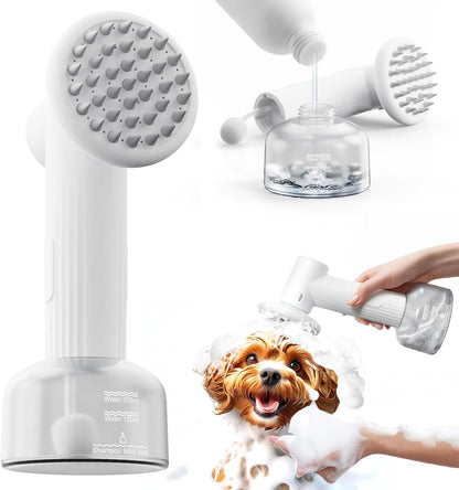 Automatic Foaming Pet Bath Brush
