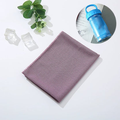 🎁❄️Last Day Buy 1 Get 1 Free (Each only ￡3.49)❄️Cold Sweat Towel You Can Use Anywhere, Anytime! Reusable Soft Absorbent Cooling Portable