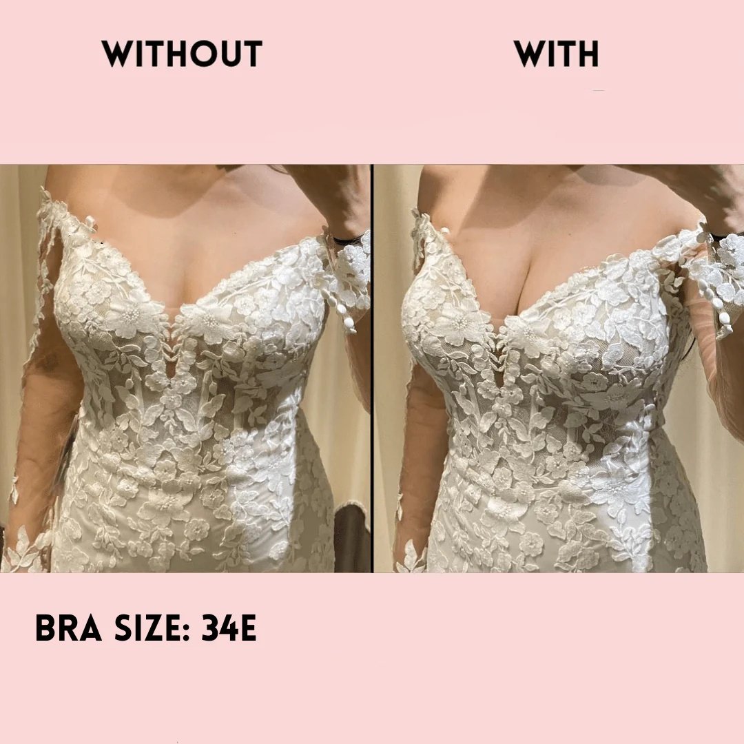 💕LAST DAY SALE !!💕OUFALI Lift Inserts for Bras – Lightly Padded, Double-Sided Adhesive👙 Reusable, Washable • Natural Lift • Seamless Under Clothing ✨