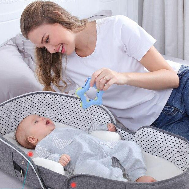 🎉 Final Chance💰Multi-Function Travel Mosquito Baby Bed