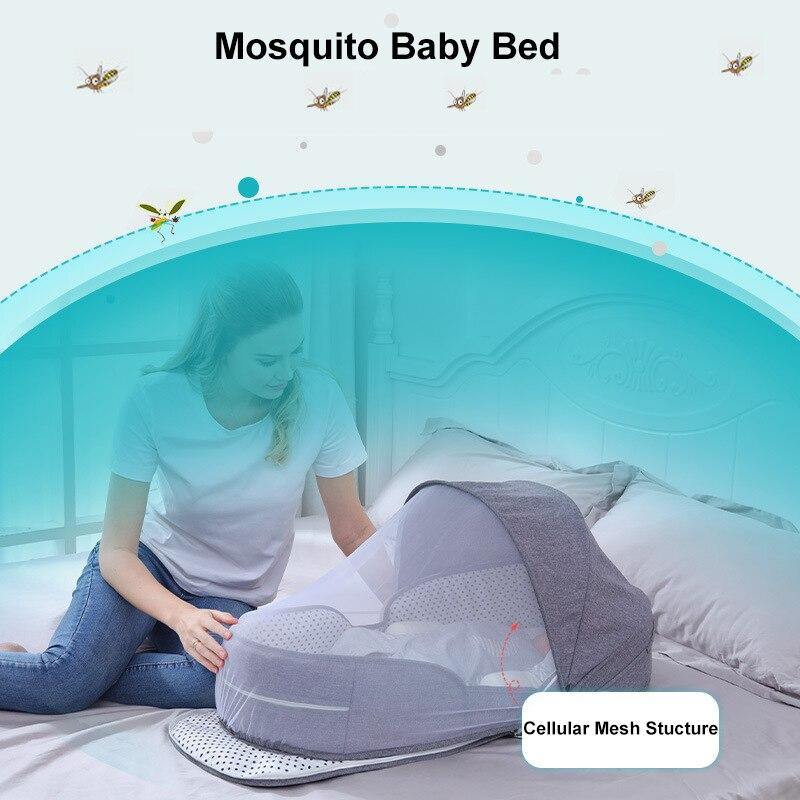🎉 Final Chance💰Multi-Function Travel Mosquito Baby Bed