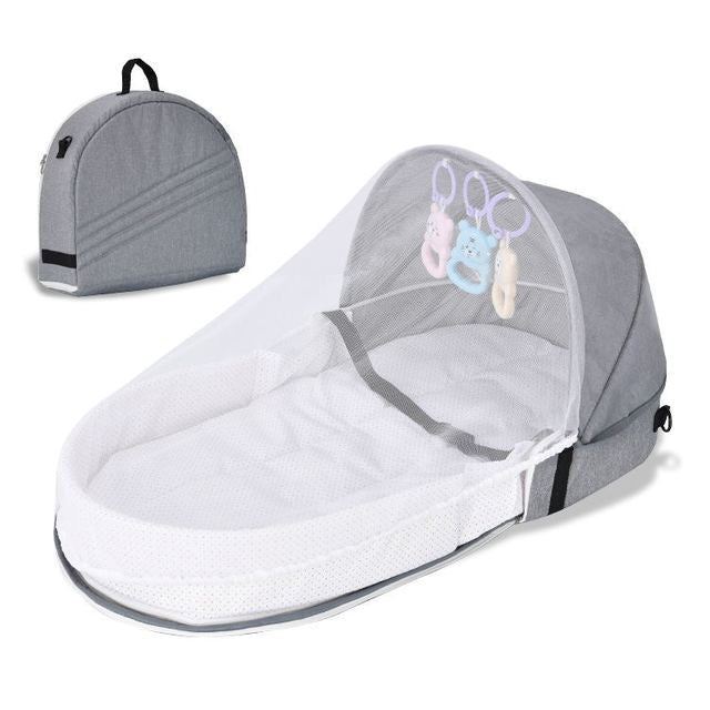 🎉 Final Chance💰Multi-Function Travel Mosquito Baby Bed