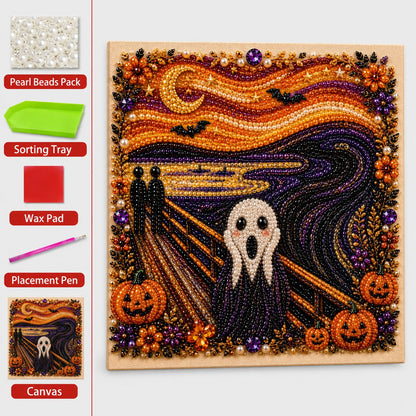 Premium 3D Pearl Halloween DIY Wall Decor Kit