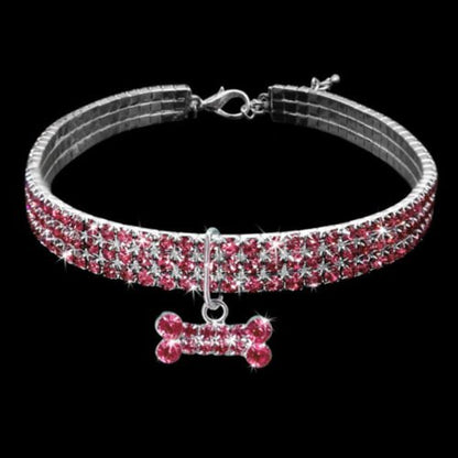 Bling Bone Rhinestone Collar