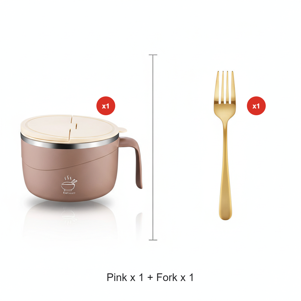 ⏳LAST DAY SALE 50% OFF💕304 Stainless Steel Multi-Purpose Anti-Scald Large-Capacity Instant Noodle Bowl