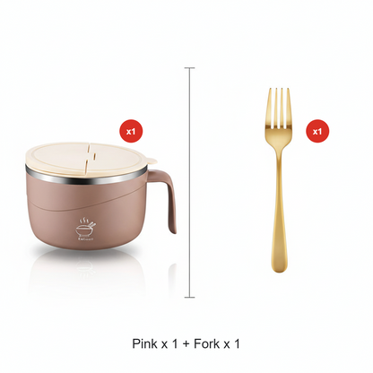 ⏳LAST DAY SALE 50% OFF💕304 Stainless Steel Multi-Purpose Anti-Scald Large-Capacity Instant Noodle Bowl