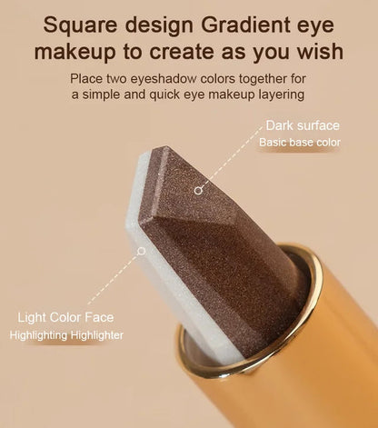 🥰OFERTA ESPECIAL 40% DE DESCUENTO🥰Sombra de Ojos en Barra Tricolor Degradado