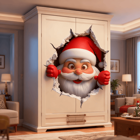 🎁Weihnachtsverkauf – Nur 17,99 $🎄🎅 3D-Weihnachtswandsticker – Kreative Weihnachtsdekoration für Zuhause