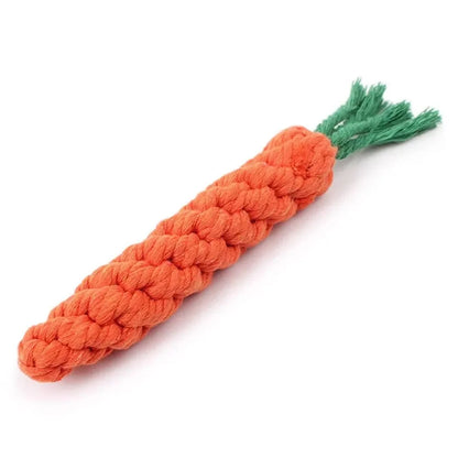 Carrot Bite Rope Durable Chew Toy