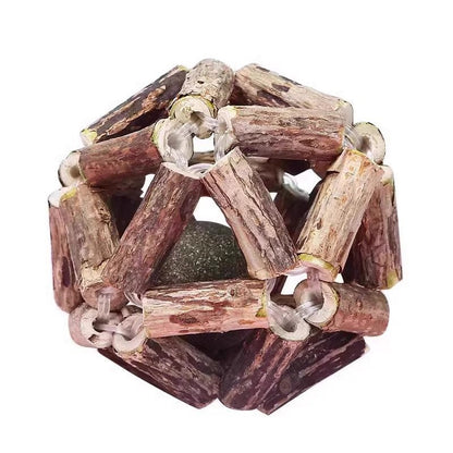 Catnip &amp; Silvervine Dental Chew Ball
